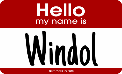 Hello my name is Windol png download