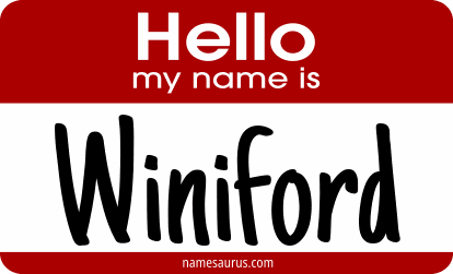 Hello my name is Winiford png download