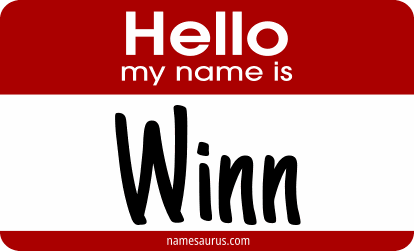 Hello my name is Winn png download