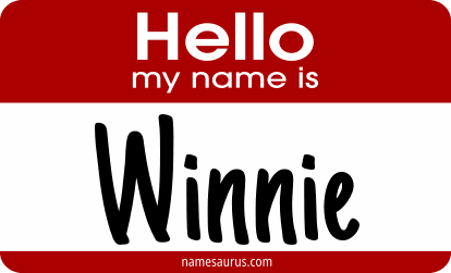 Hello my name is Winnie png download