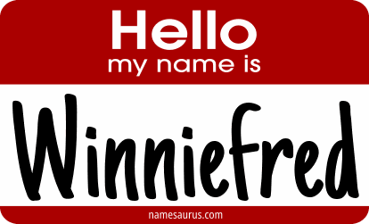 Hello my name is Winniefred png download