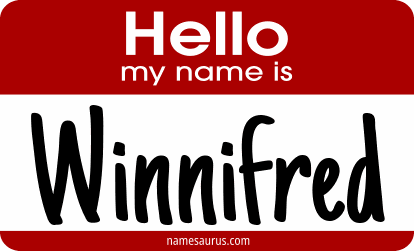 Hello my name is Winnifred png download