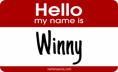 Hello my name is Winny png download