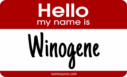 Hello my name is Winogene png download