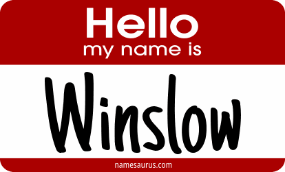 Hello my name is Winslow png download