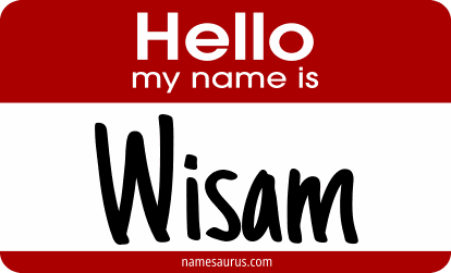 Hello my name is Wisam png download