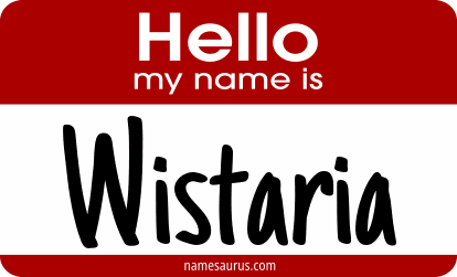 Hello my name is Wistaria png download