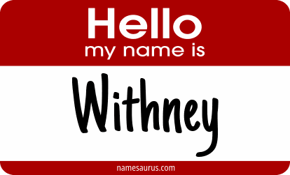 Hello my name is Withney png download