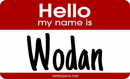Hello my name is Wodan png download