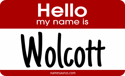 Hello my name is Wolcott png download