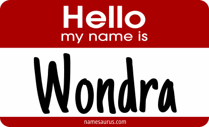 Hello my name is Wondra png download