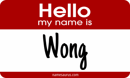 Hello my name is Wong png download