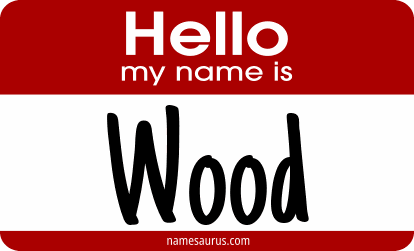 Hello my name is Wood png download