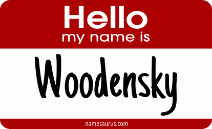 Hello my name is Woodensky png download