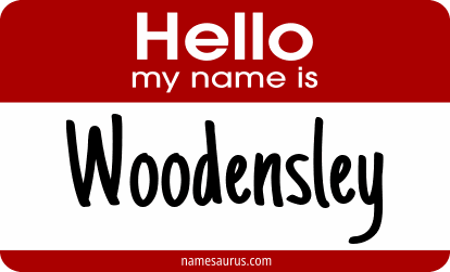 Hello my name is Woodensley png download