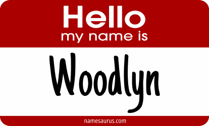 Hello my name is Woodlyn png download