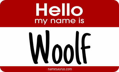 Hello my name is Woolf png download