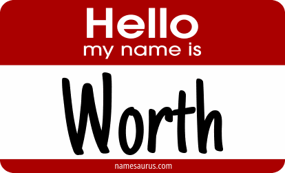 Hello my name is Worth png download