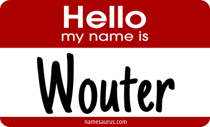 Hello my name is Wouter png download