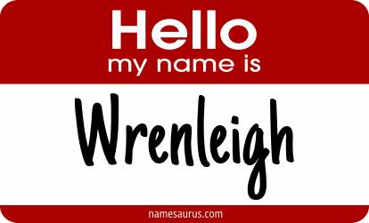 Hello my name is Wrenleigh png download