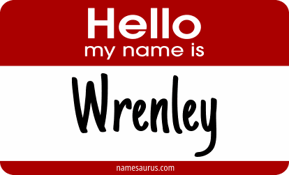 Hello my name is Wrenley png download