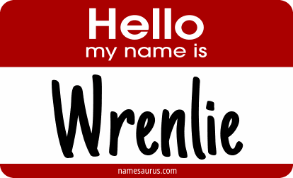 Hello my name is Wrenlie png download