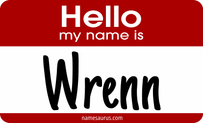 Hello my name is Wrenn png download