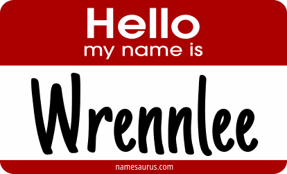 Hello my name is Wrennlee png download