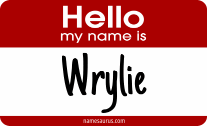 Hello my name is Wrylie png download