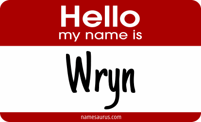 Hello my name is Wryn png download