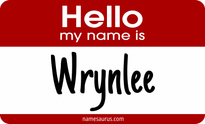 Hello my name is Wrynlee png download