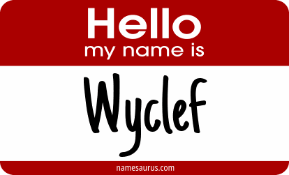 Hello my name is Wyclef png download