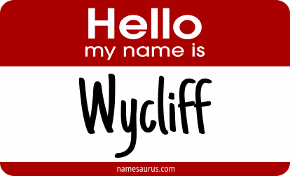 Hello my name is Wycliff png download