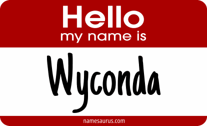 Hello my name is Wyconda png download