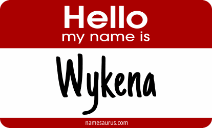 Hello my name is Wykena png download