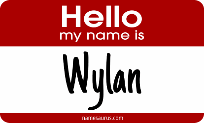 Hello my name is Wylan png download