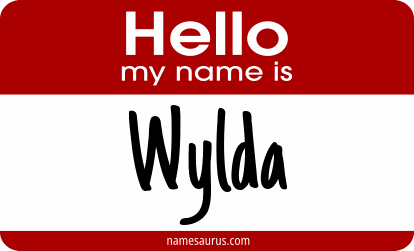 Hello my name is Wylda png download