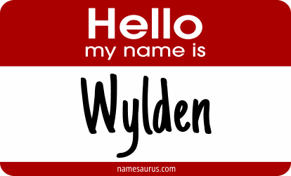 Hello my name is Wylden png download