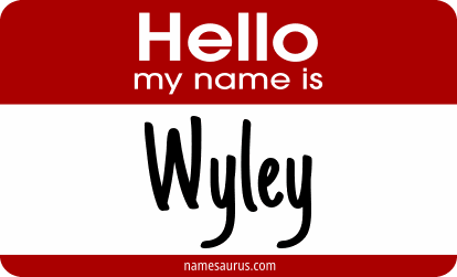 Hello my name is Wyley png download