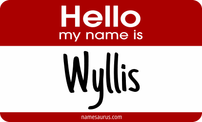 Hello my name is Wyllis png download