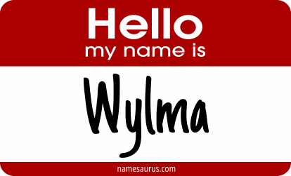 Hello my name is Wylma png download