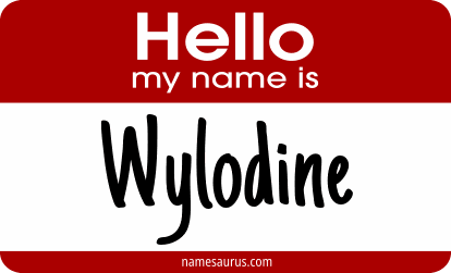 Hello my name is Wylodine png download