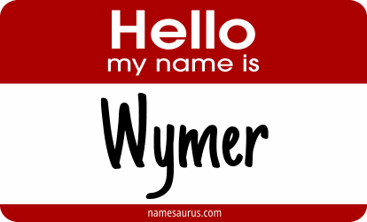 Hello my name is Wymer png download