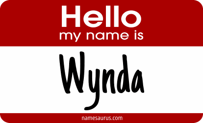 Hello my name is Wynda png download