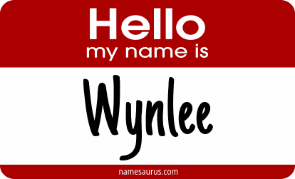 Hello my name is Wynlee png download