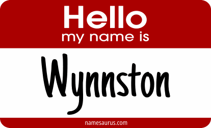 Hello my name is Wynnston png download