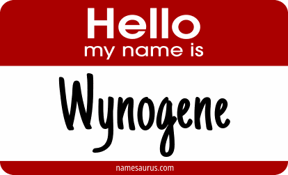 Hello my name is Wynogene png download