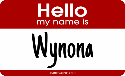Hello my name is Wynona png download