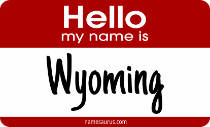 Hello my name is Wyoming png download