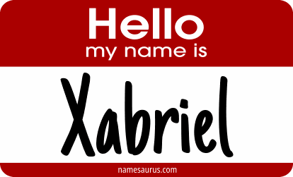 Hello my name is Xabriel png download